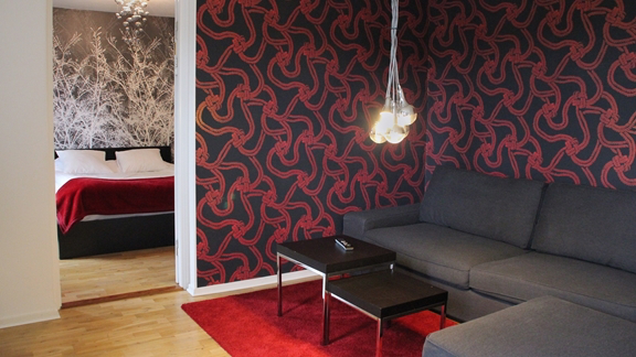 Bild på sviten på hotell Tranås Statt